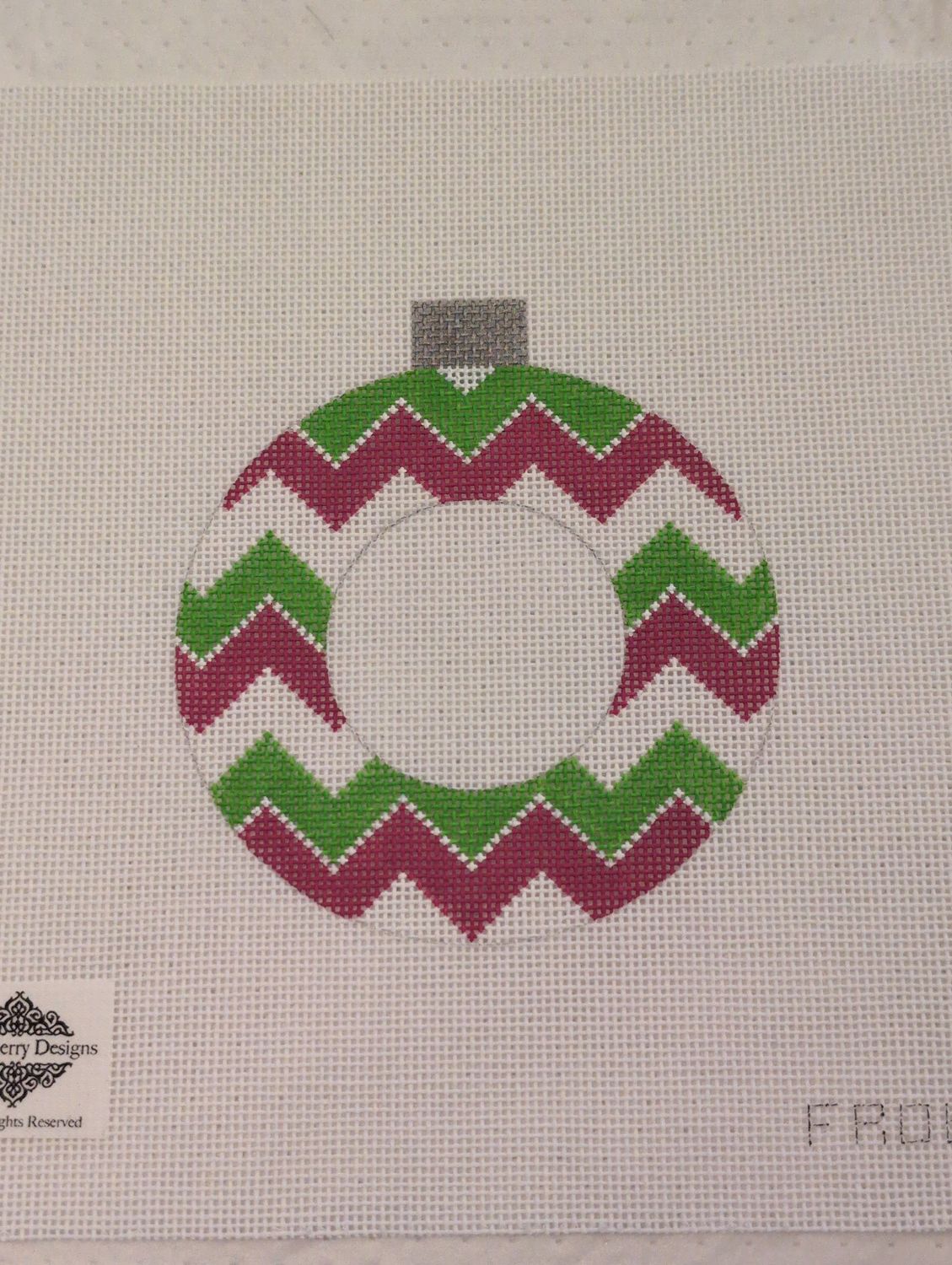 Chevron Frame Ornament
