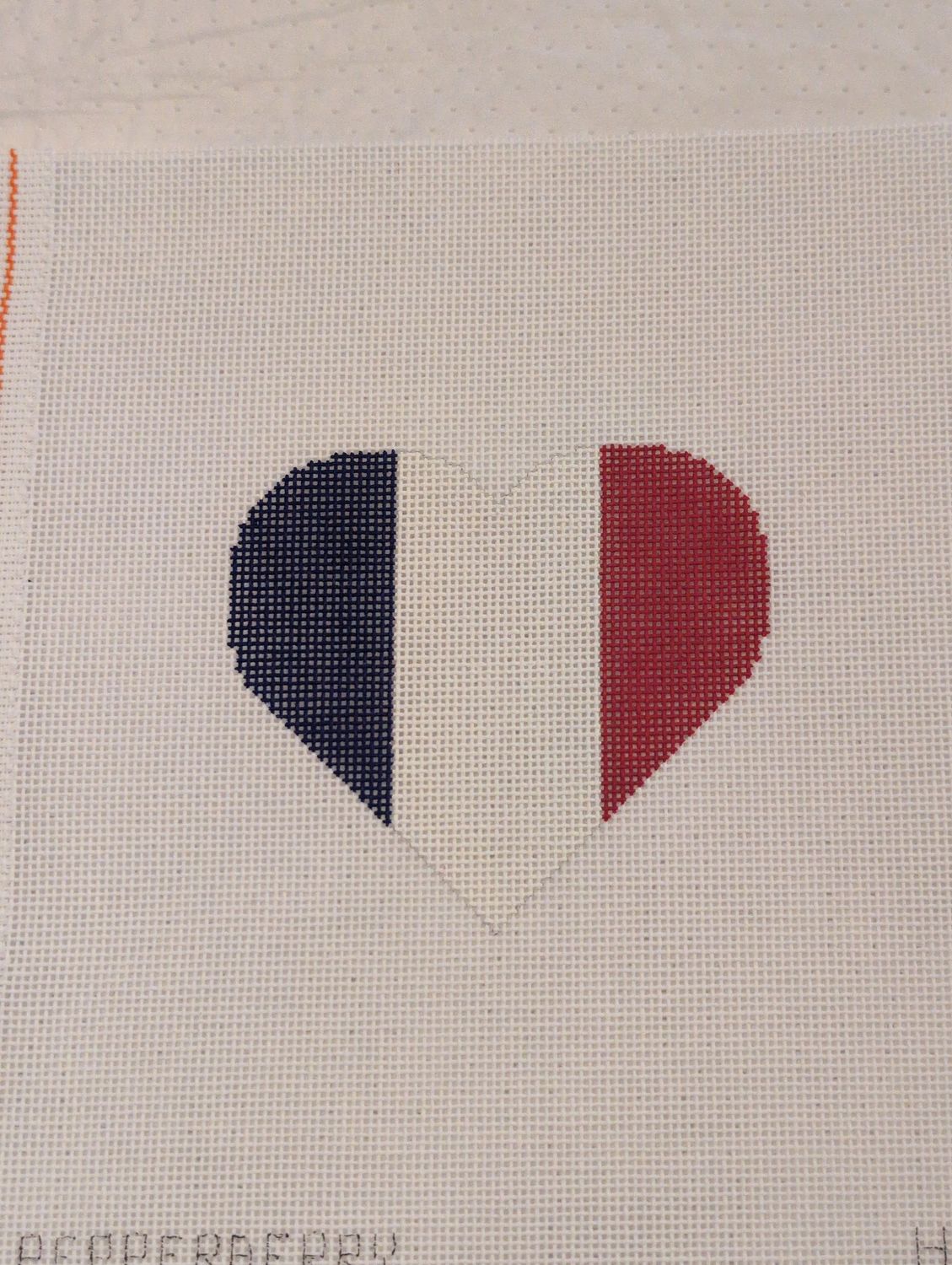 French Flag Heart