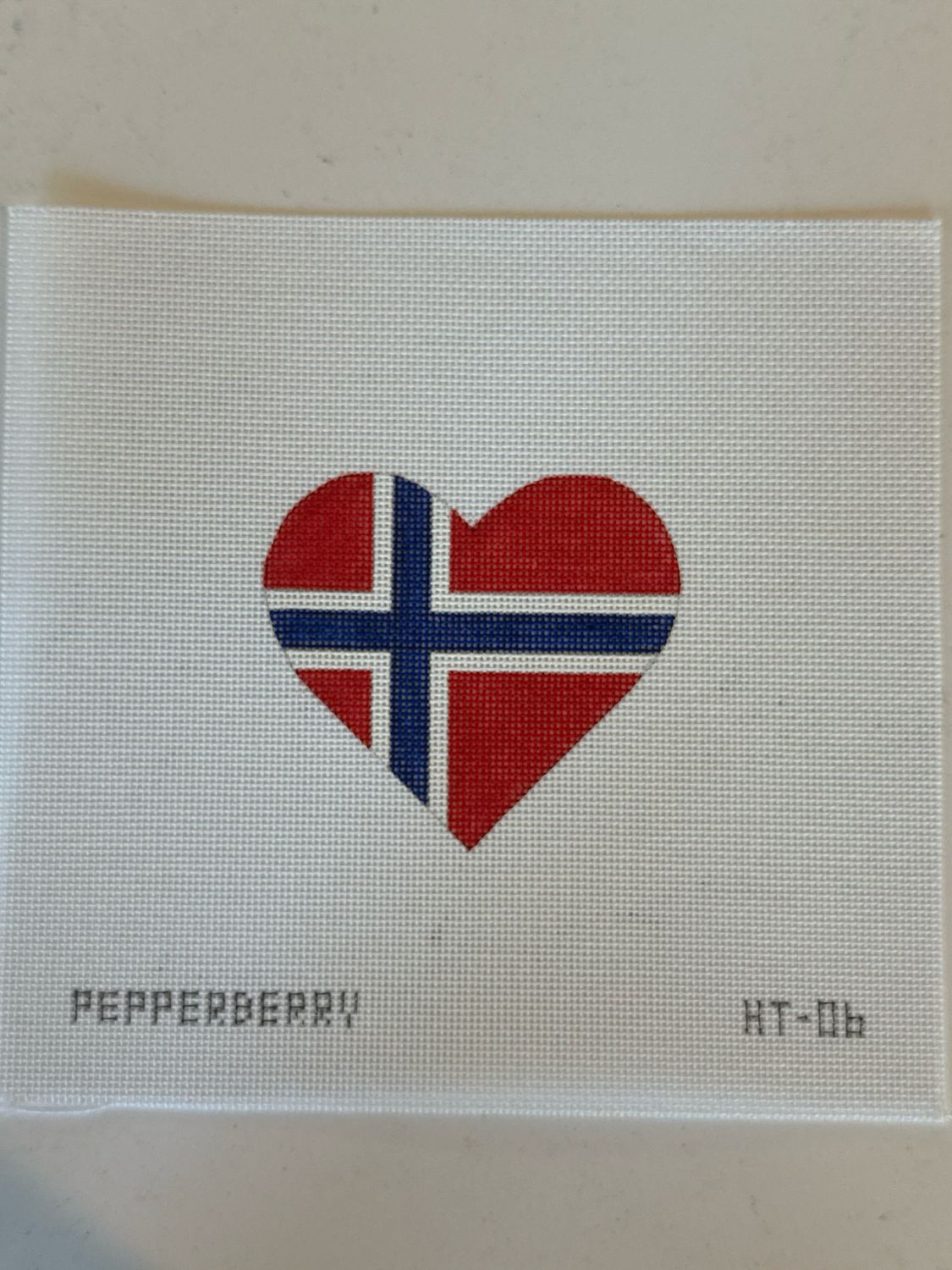 Norwegian Flag Heart