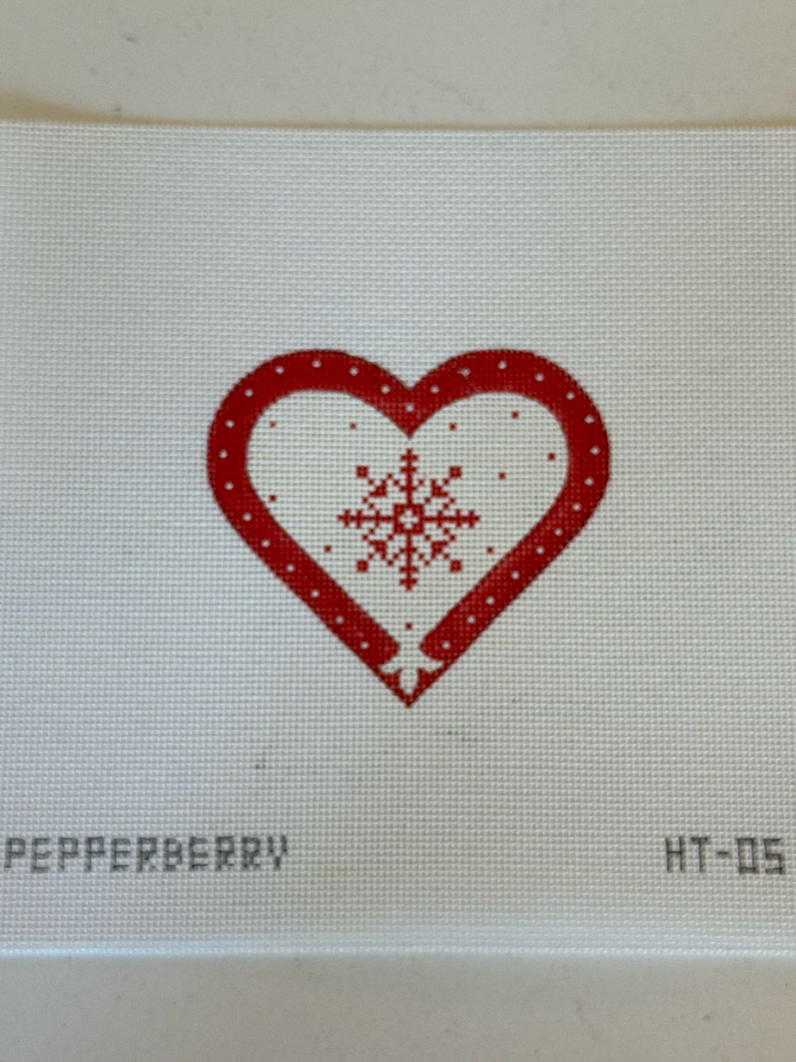 Red &amp; White Snowflake