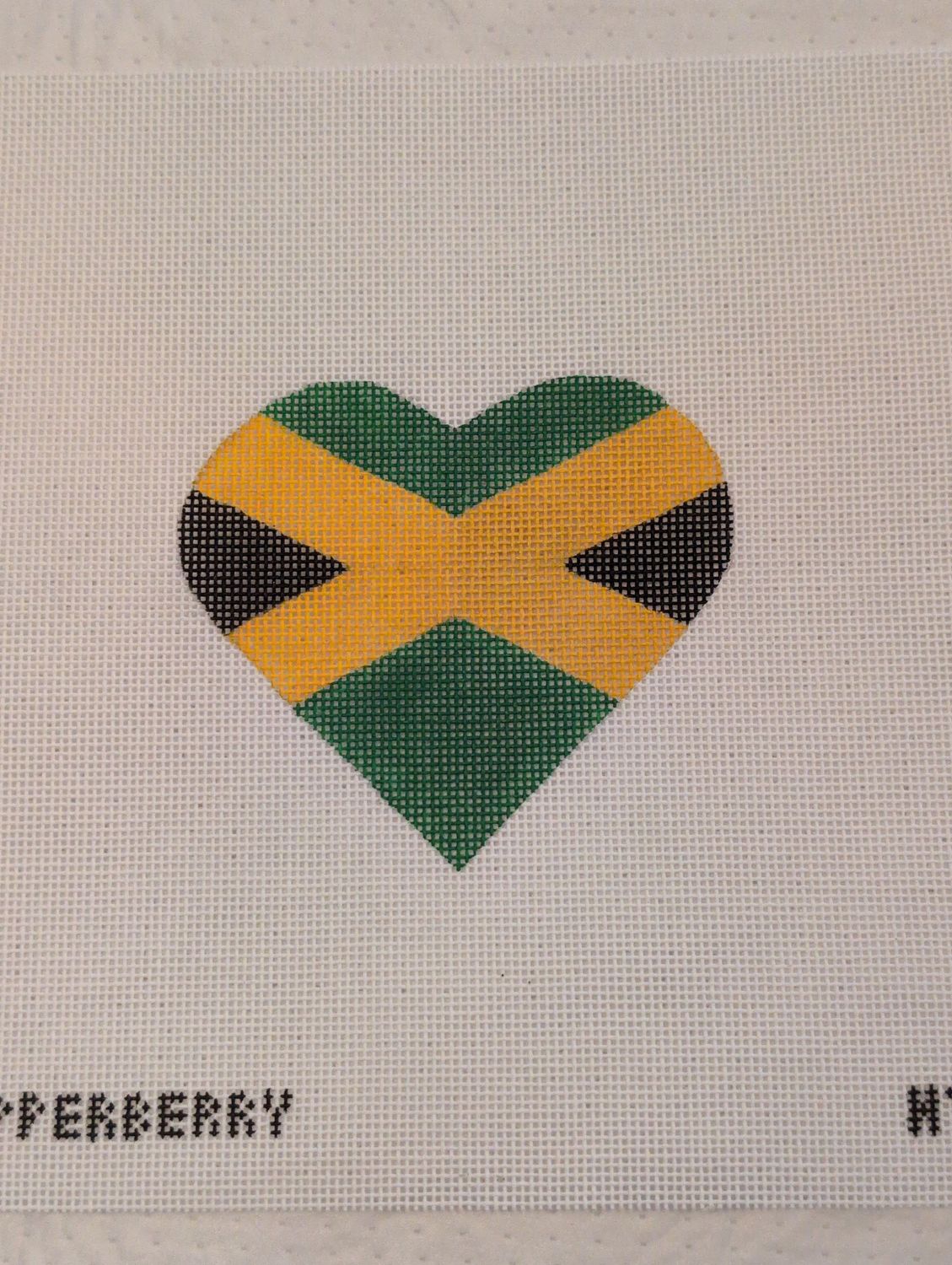 Jamaican Flag Heart