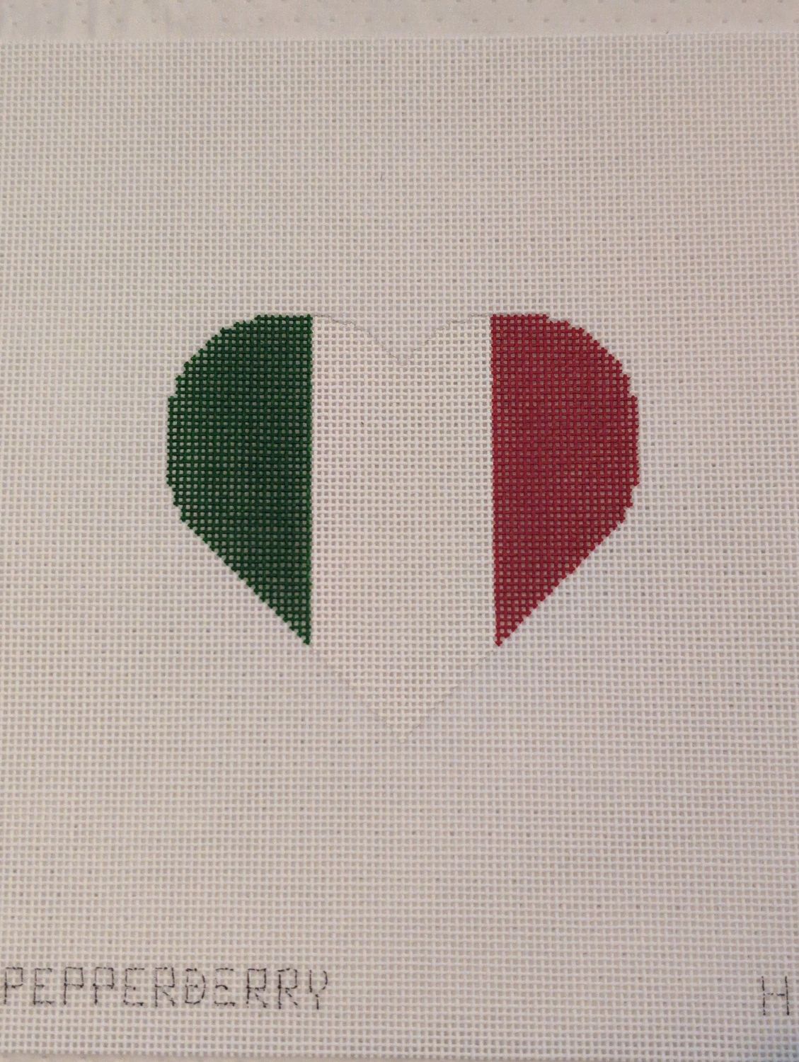 Italian Flag Heart
