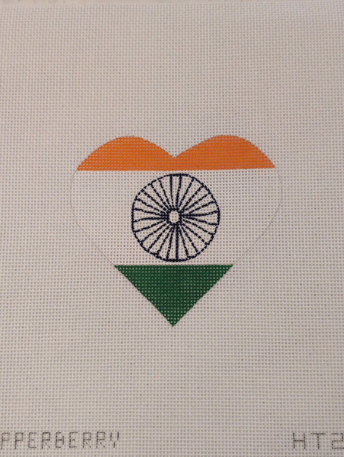 Indian Flag Heart