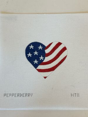 American Flag Heart