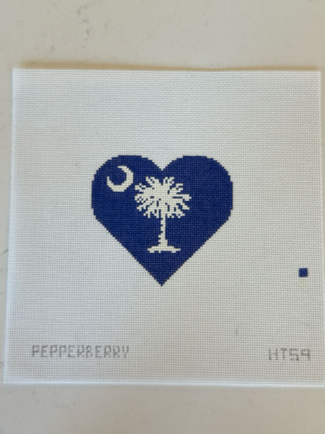 South Carolina Flag Heart