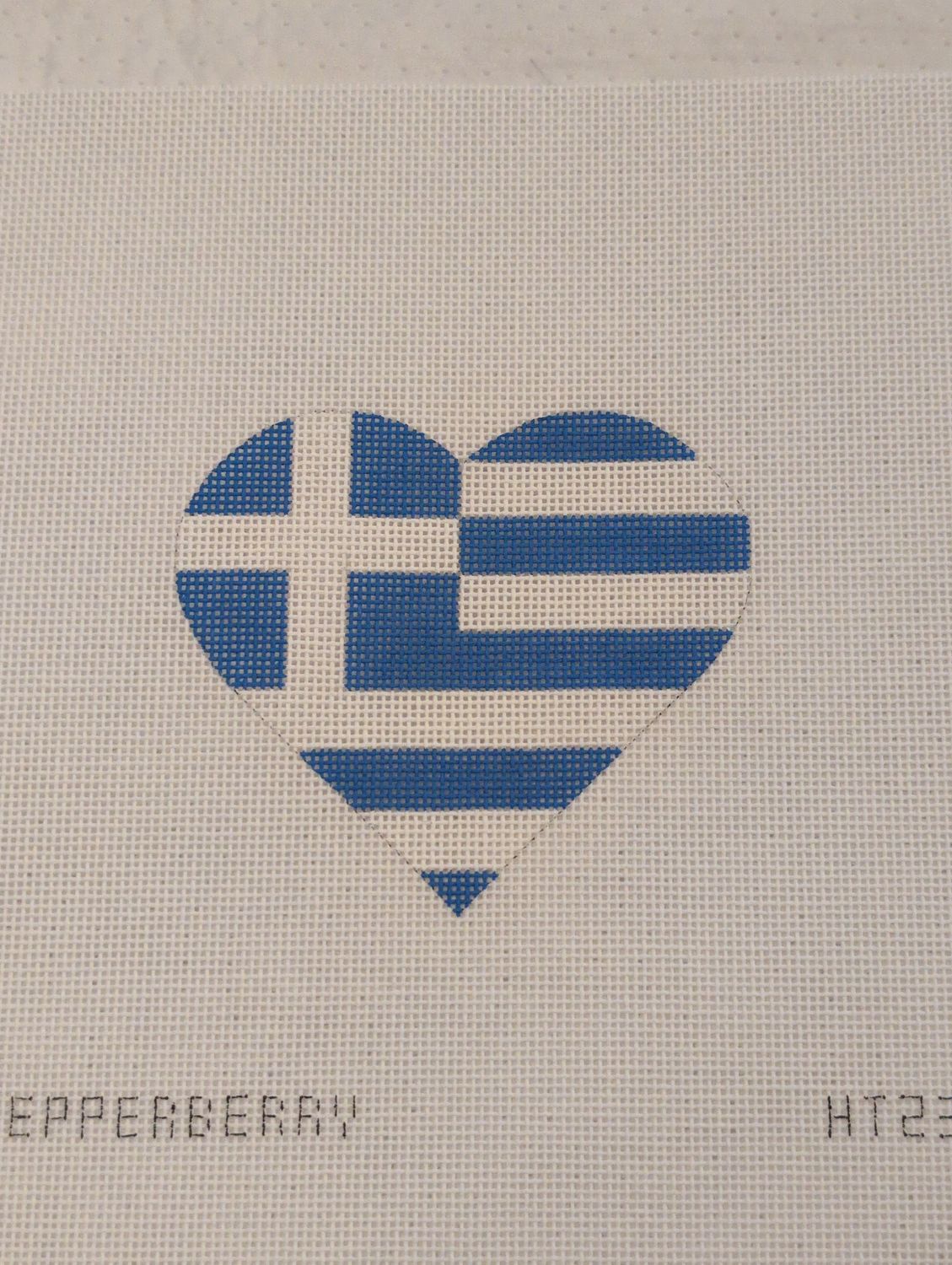 Greek Flag Heart