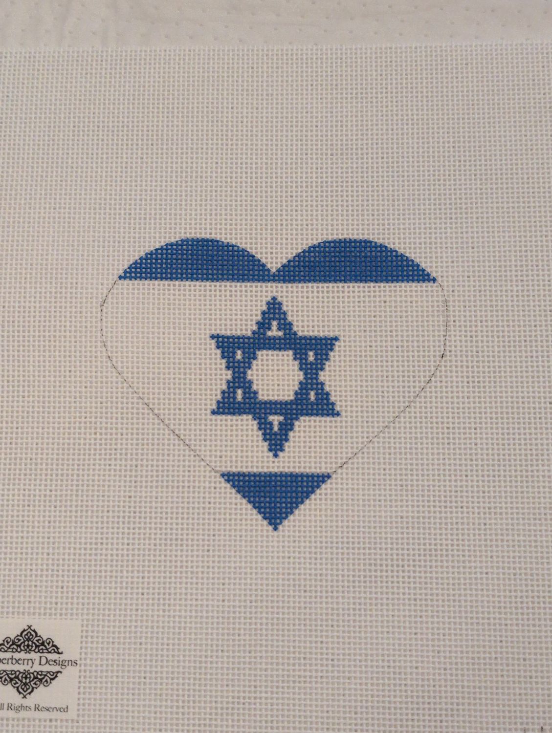 Israel Flag Heart