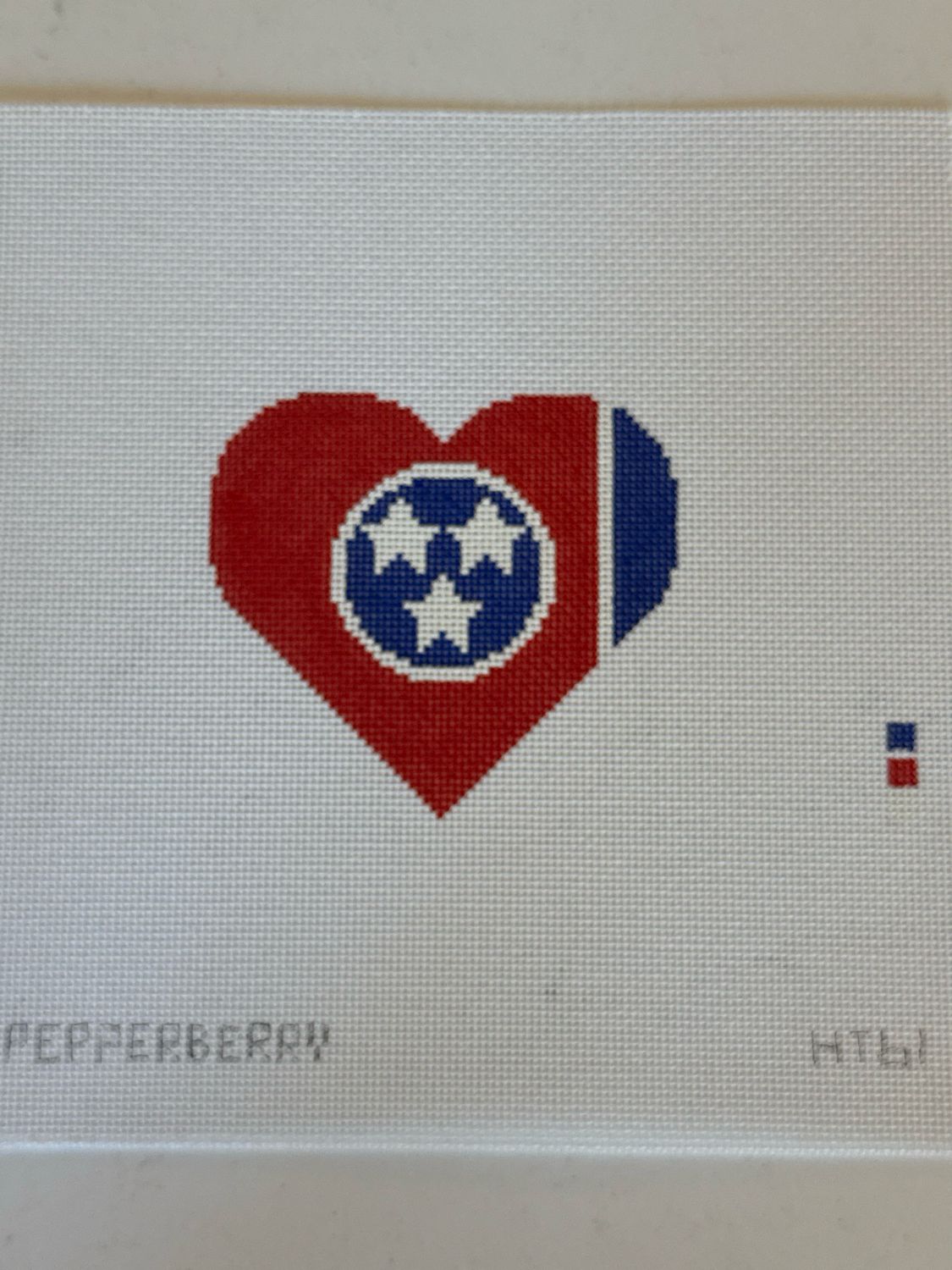 Tennessee Flag Heart