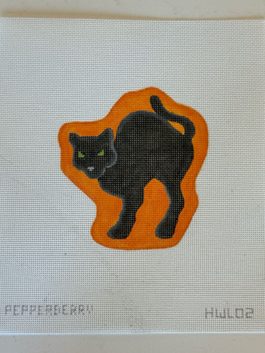 Arched Black Cat