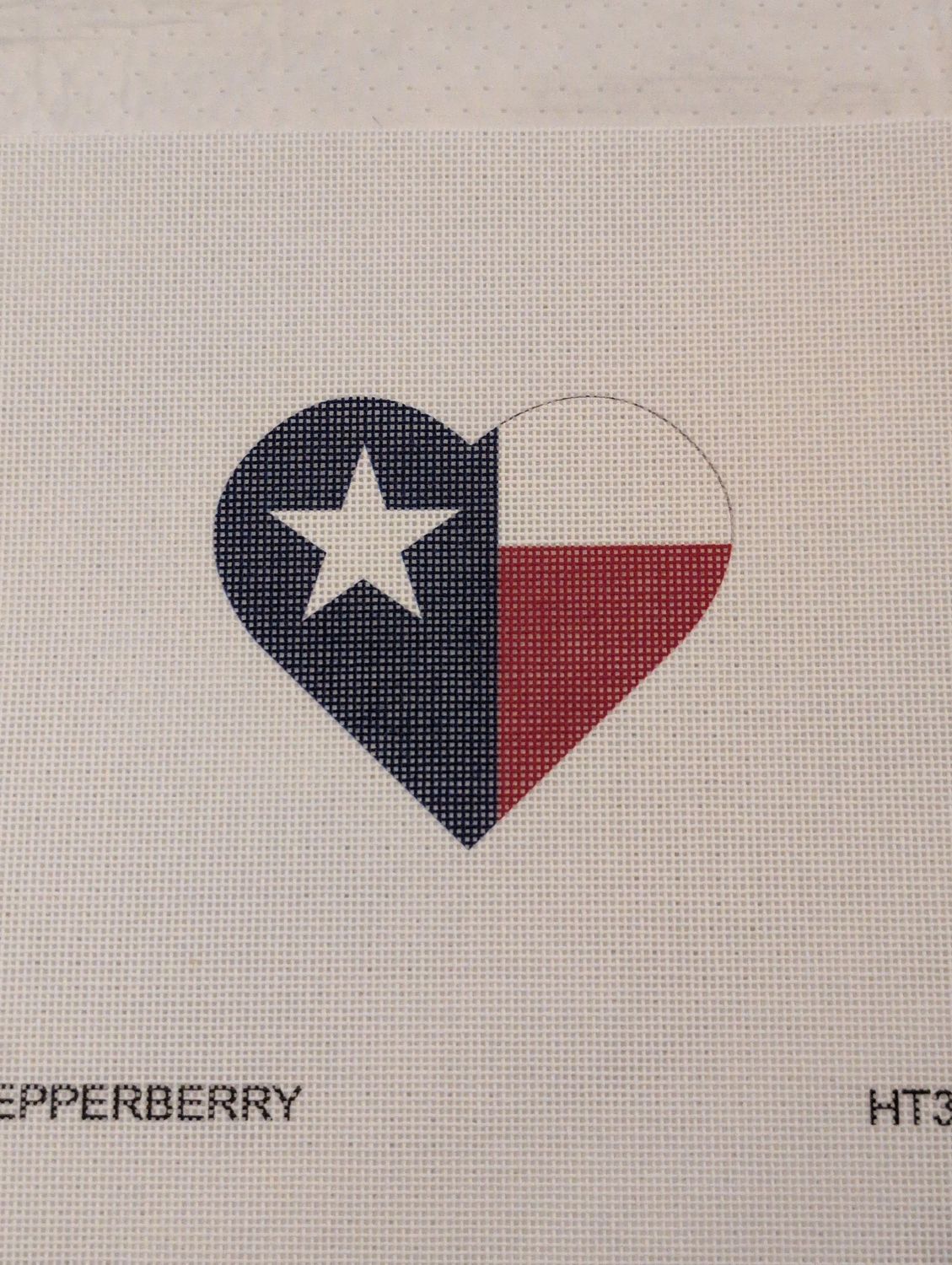 Texas Flag Heart