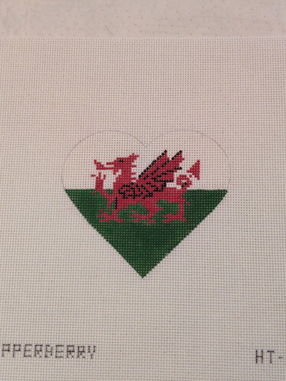 Wales Flag Heart