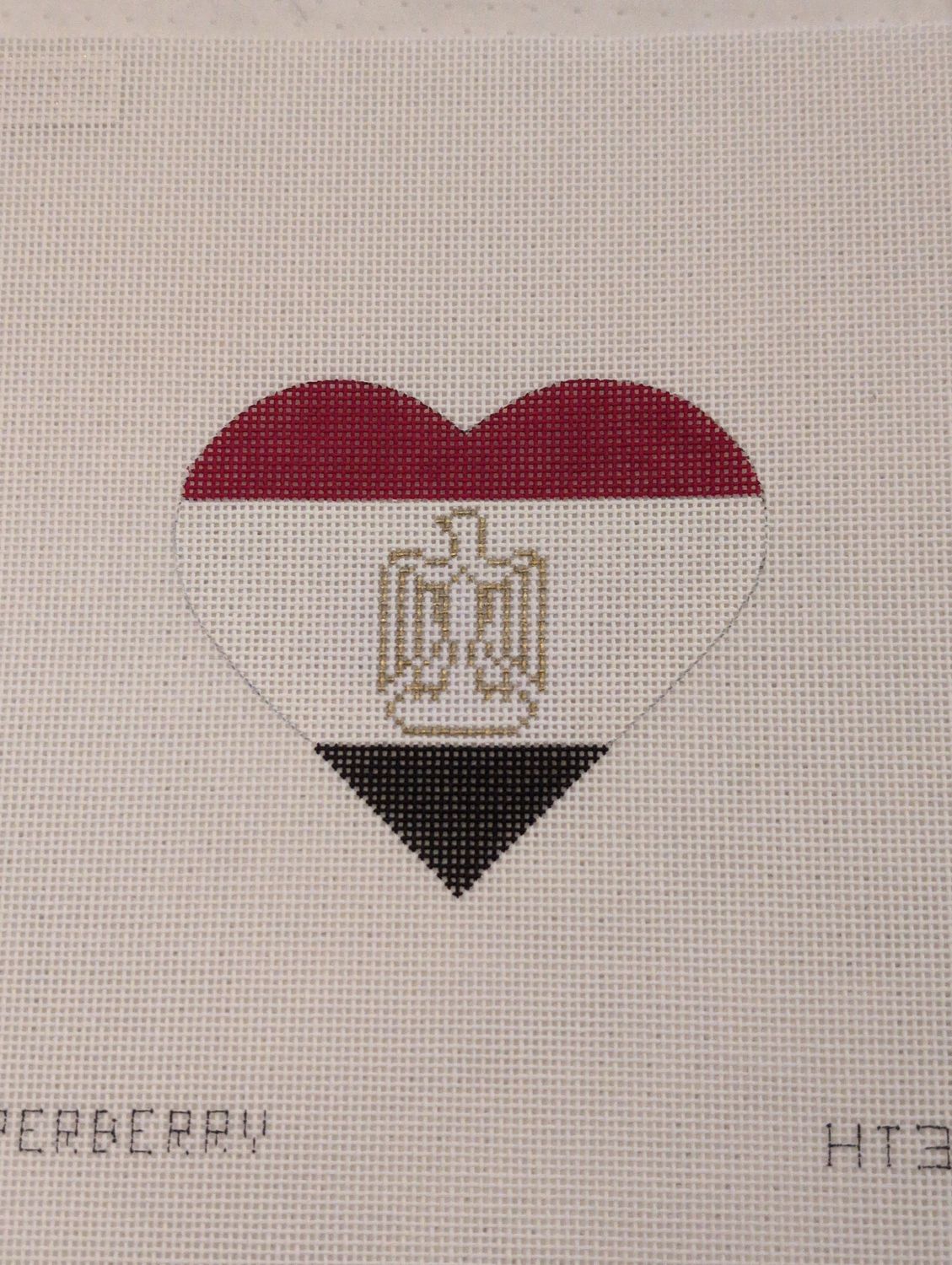 Egyptian Flag Heart