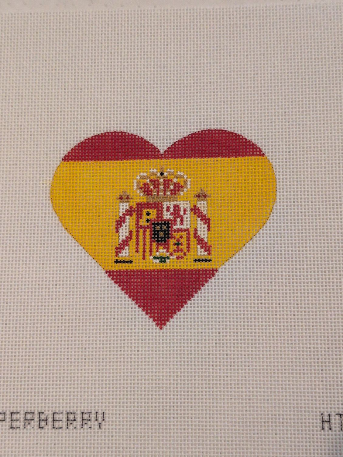 Spanish Flag Heart