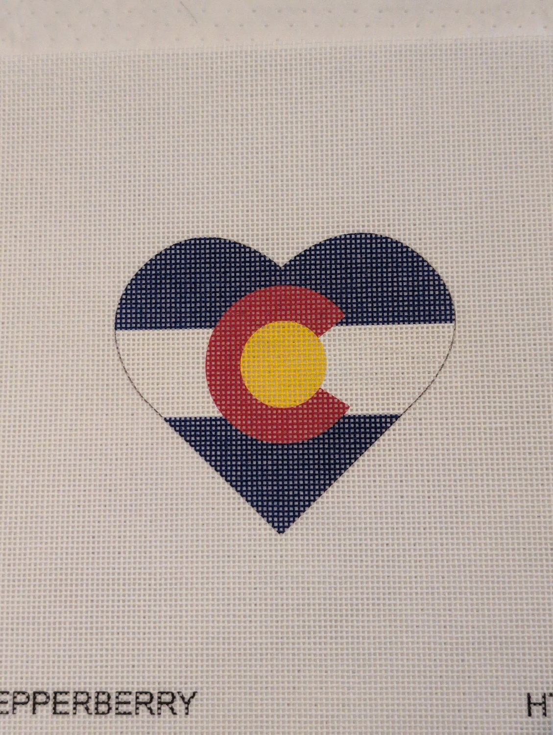 Colorado Flag Heart