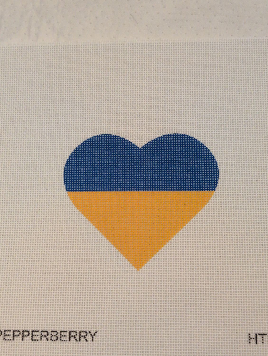 Ukrainian Flag Heart