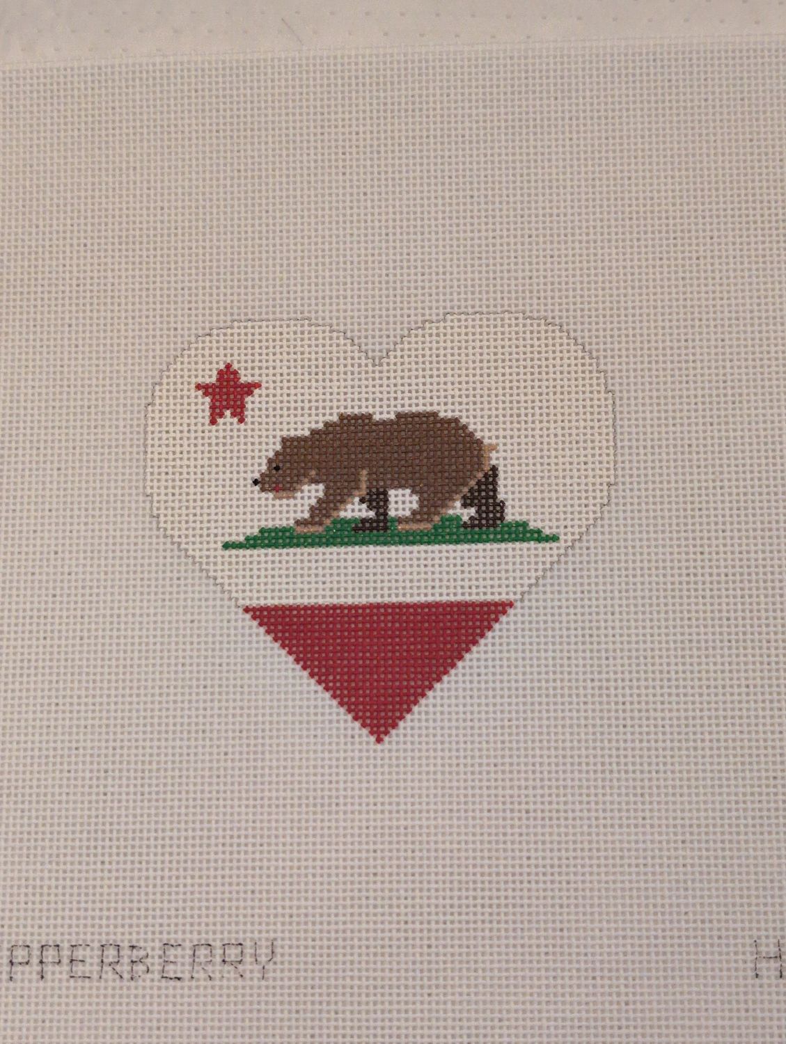 California Flag Heart