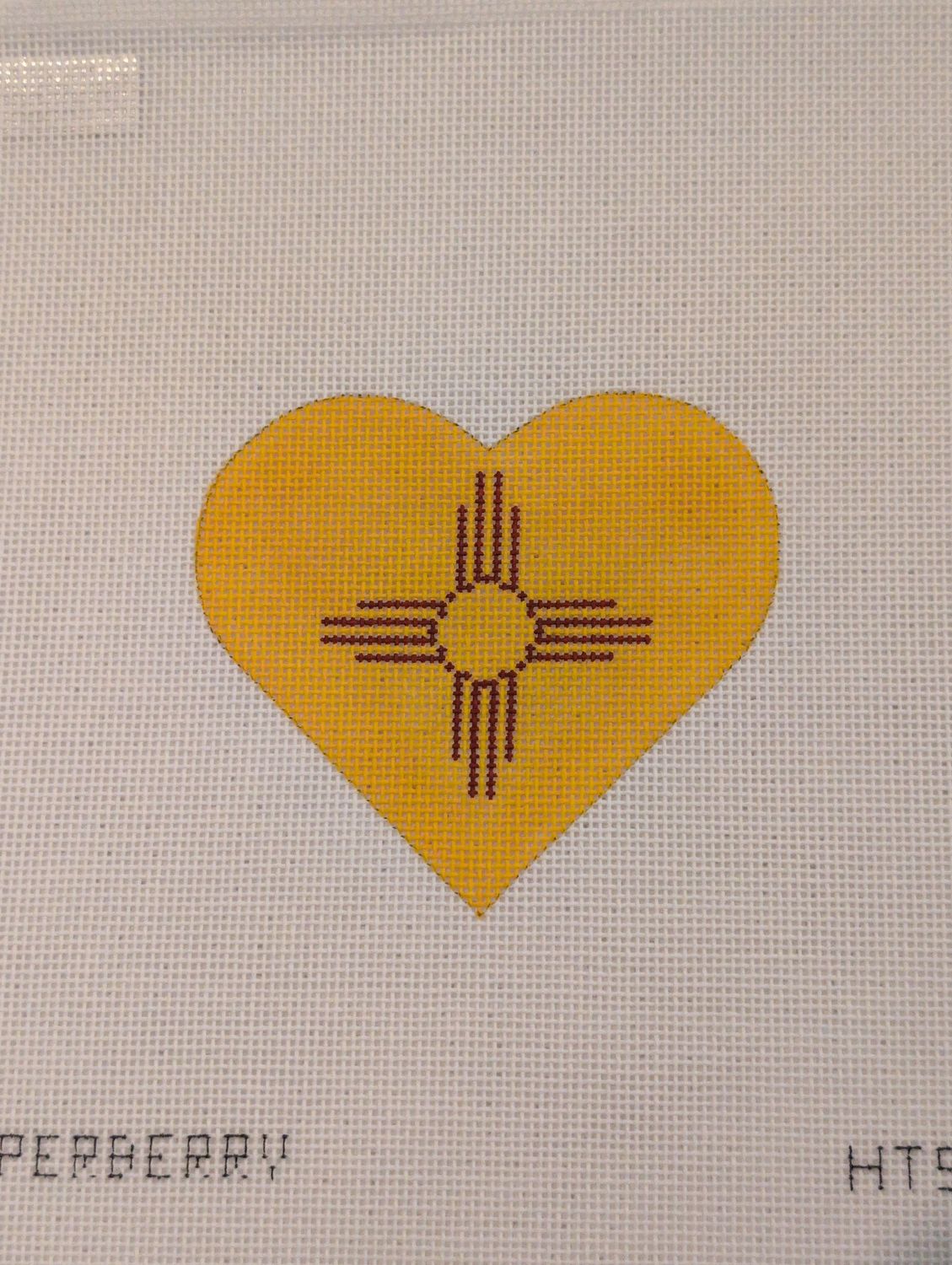 New Mexico Flag Heart