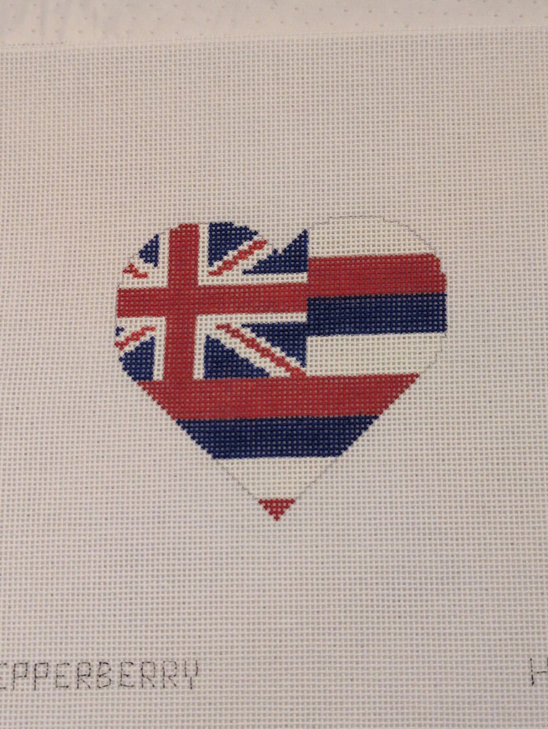 Hawaii Flag Heart