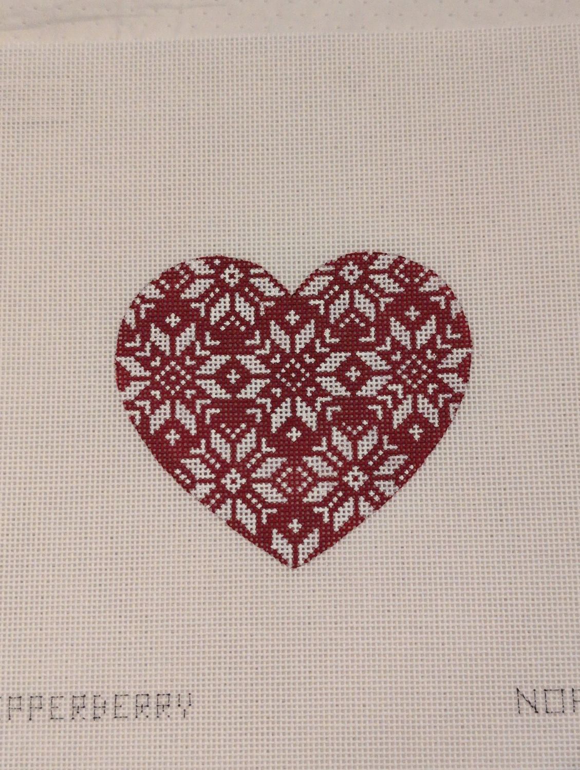 Nordic 2 Snowflake Heart