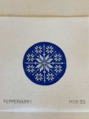 Blue Nordic Snowflake