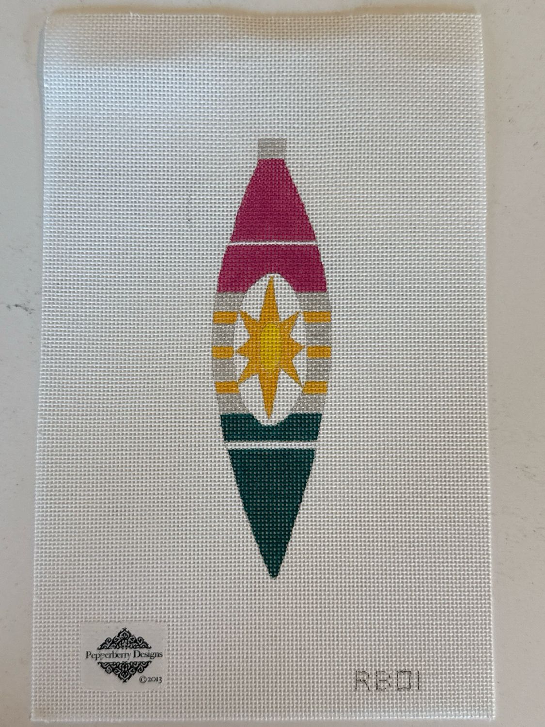 Teardrop - Pink &amp; Green