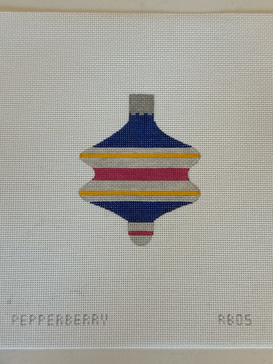 Spindle 2- Blue, Gold &amp; Pink
