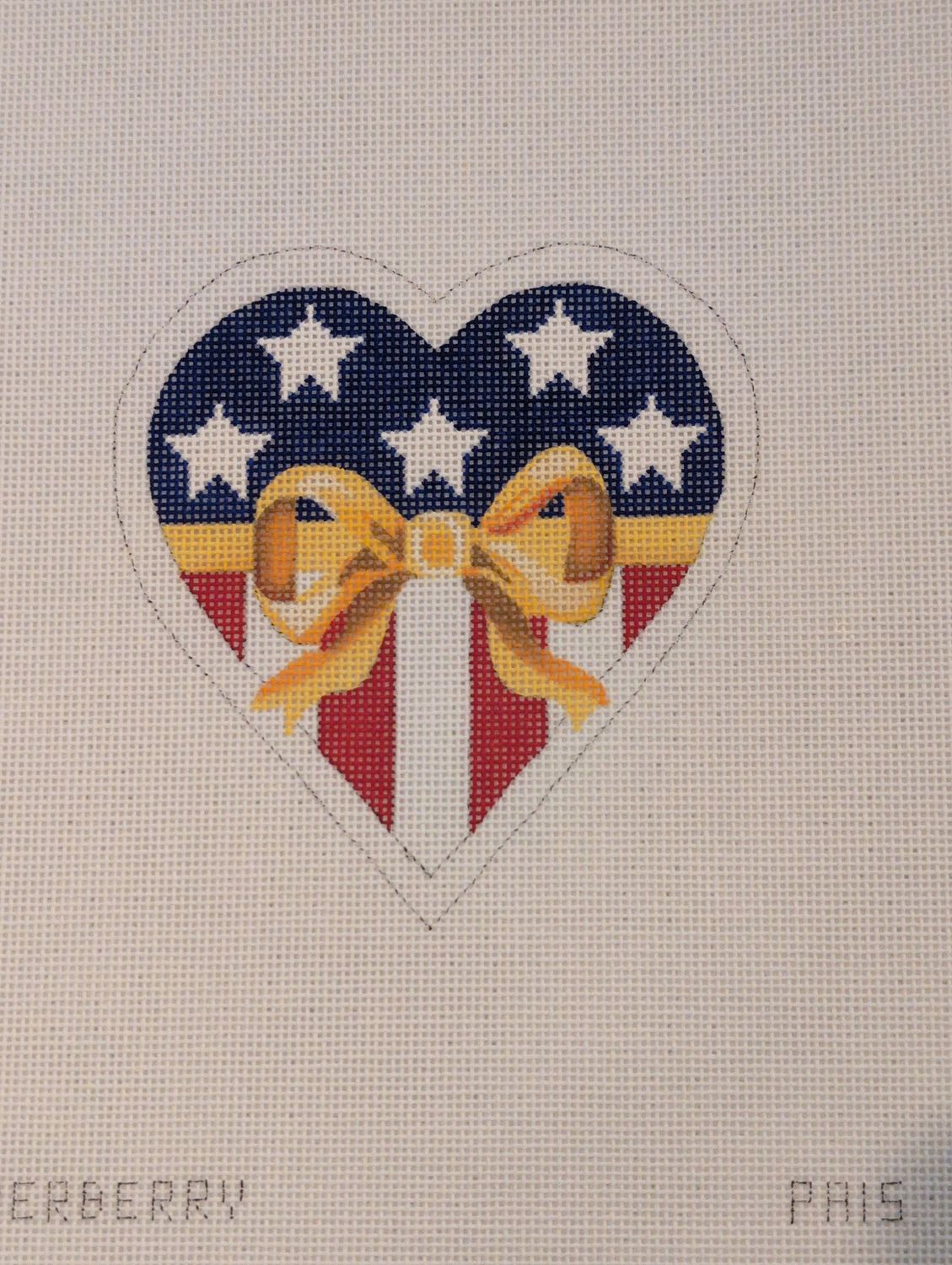 Yellow Ribbon Heart