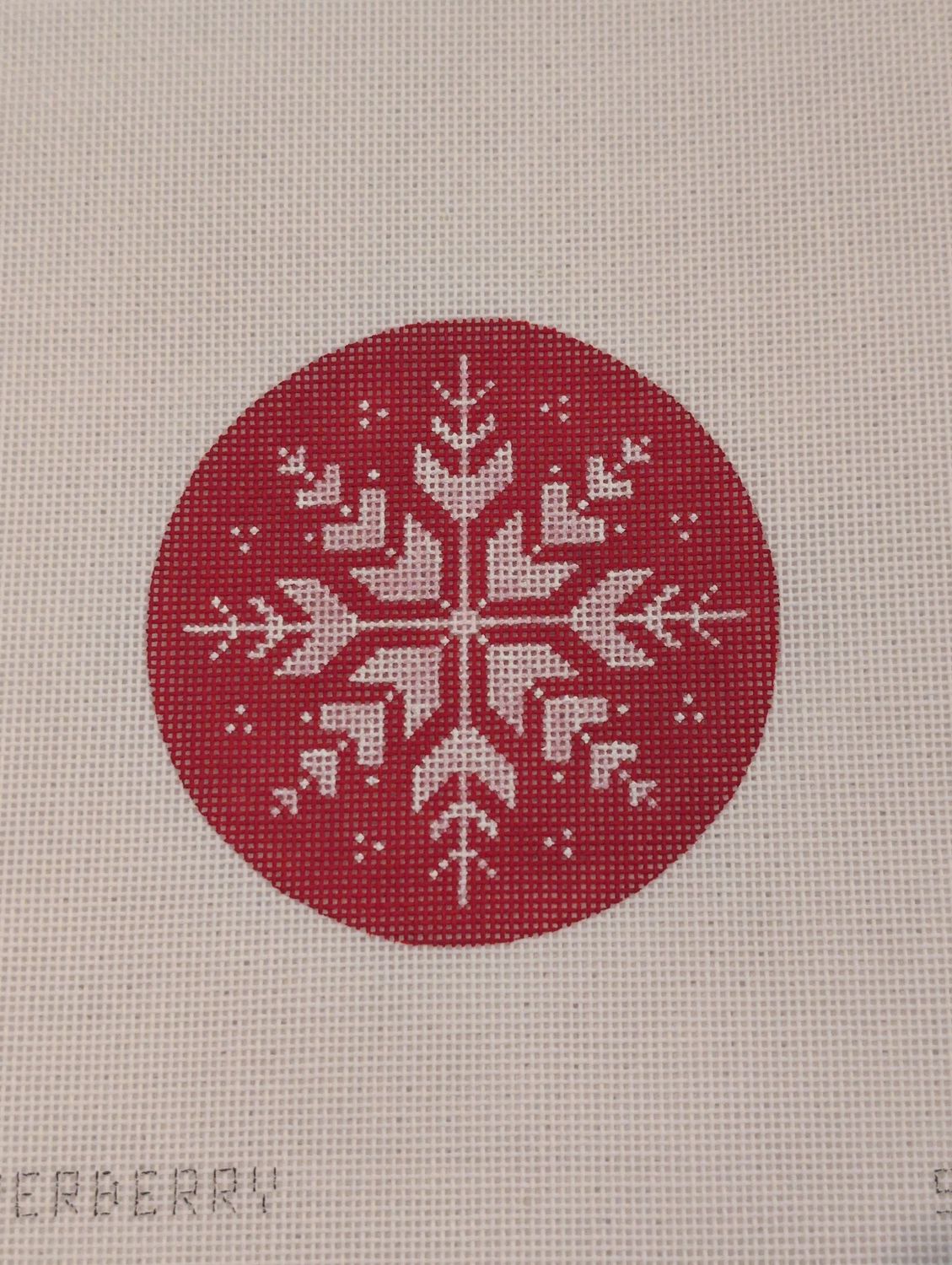 Nordic Snowflake Red