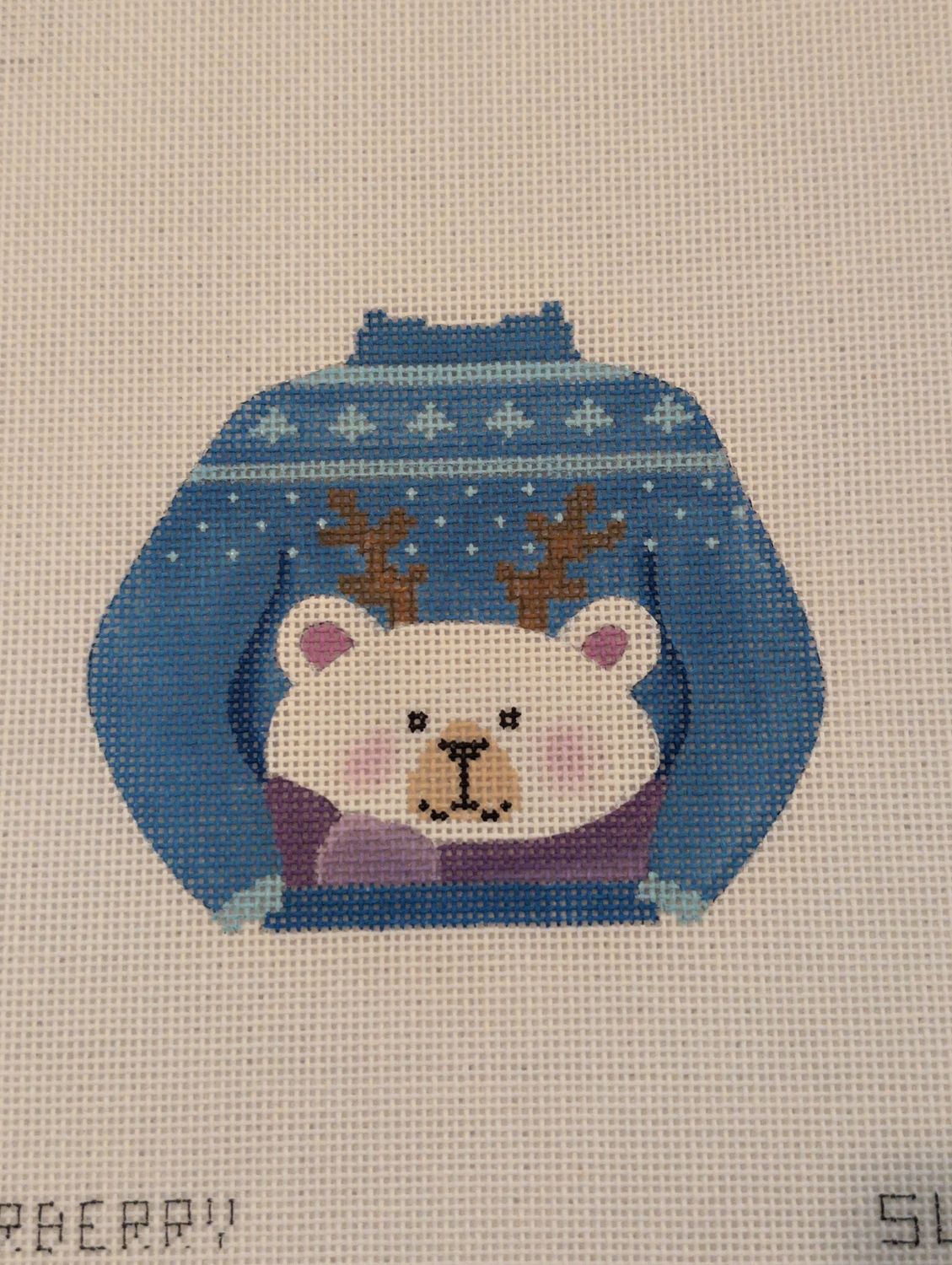 Polar Bear w/Antlers Sweater