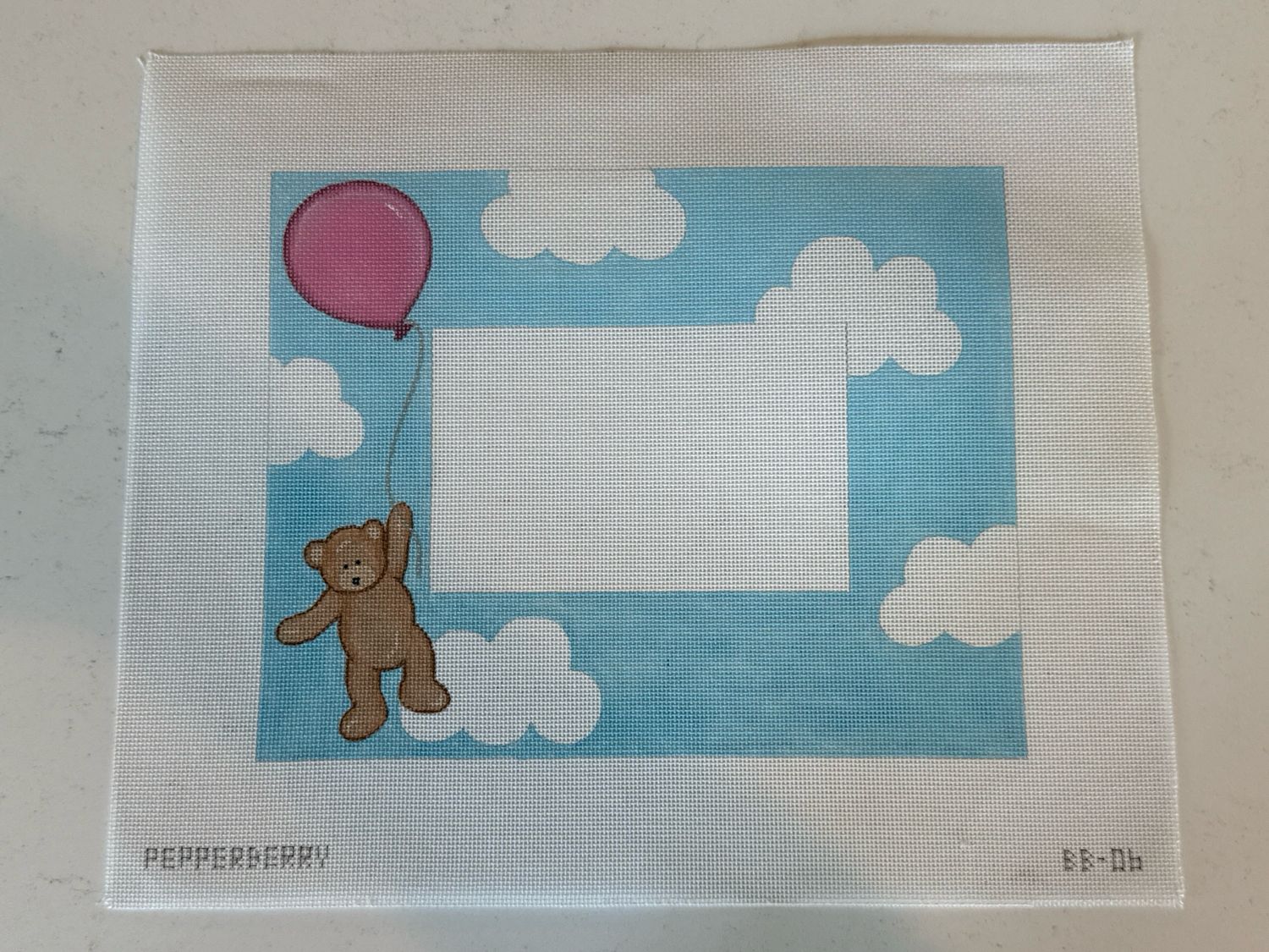 Flying High Teddy Plaque/Frame Pink