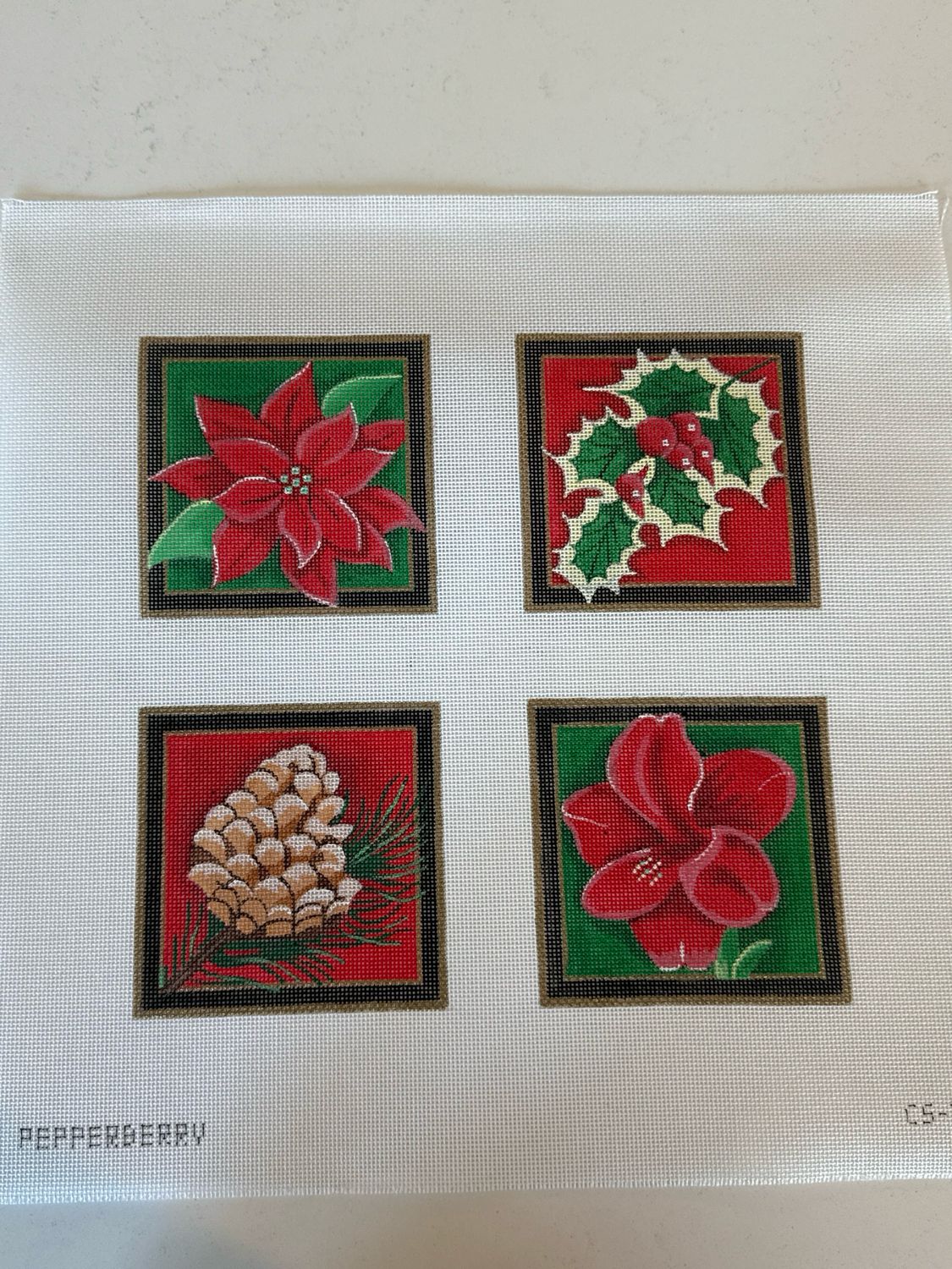 Christmas Floral Coasters