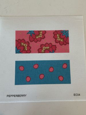 Jacobean Floral Eyeglass Case Pk/Bl/Gr