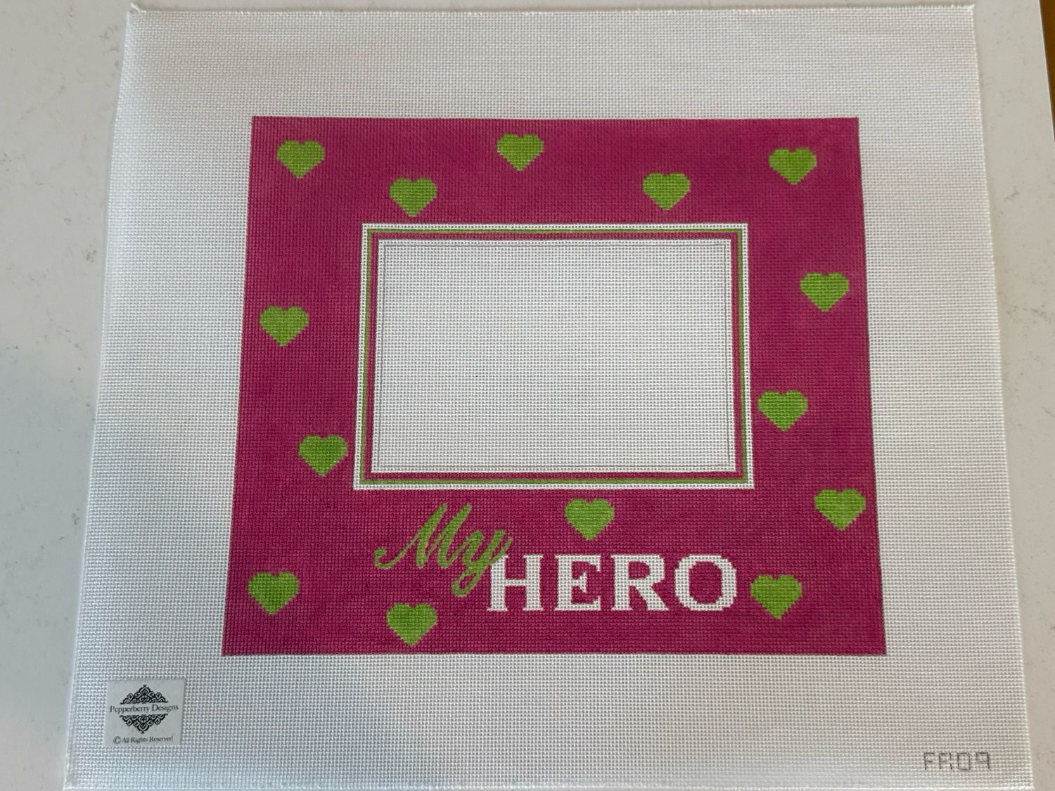My Hero Pink w/Pink Hearts Frame