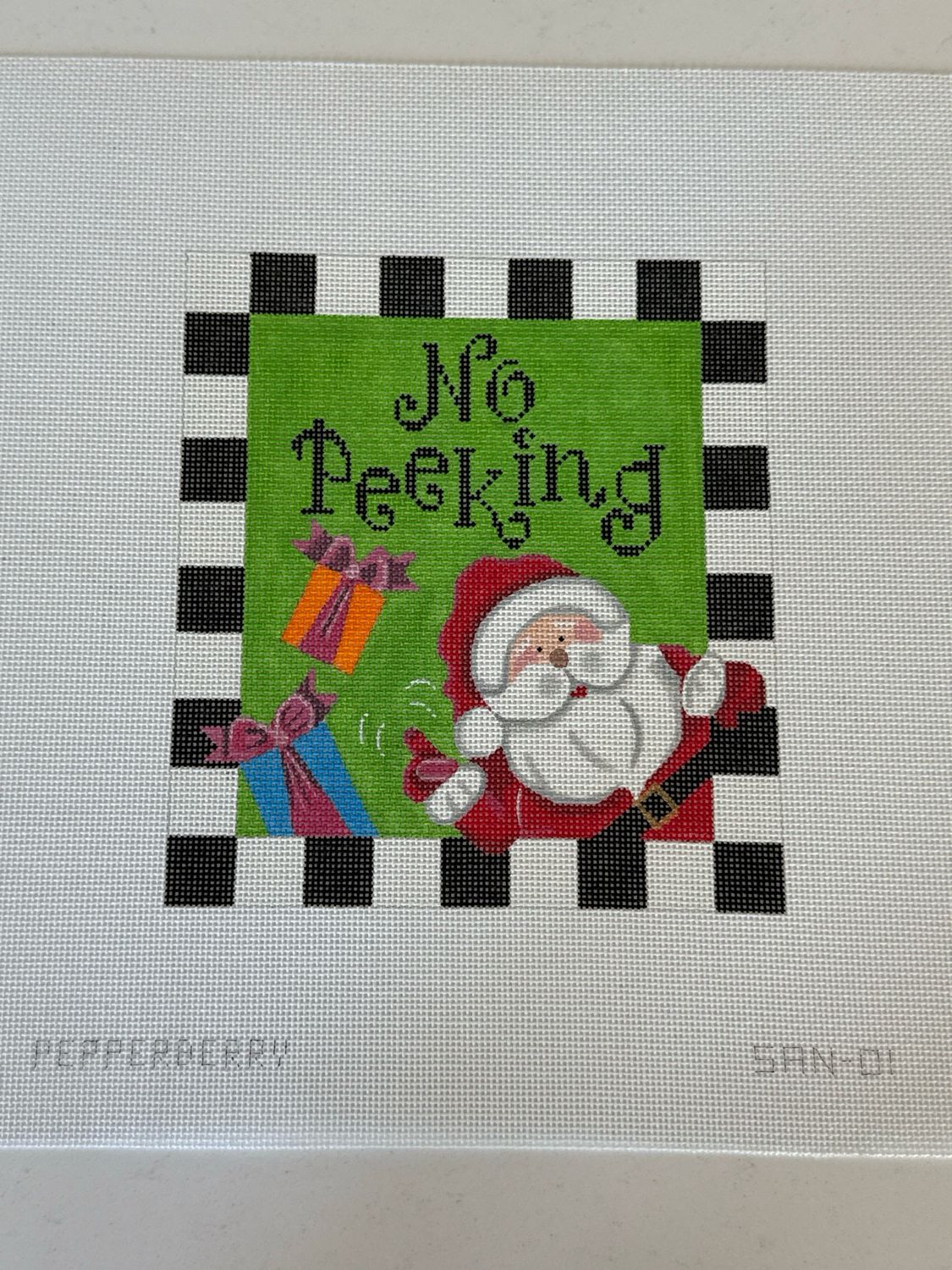 No Peeking Santa