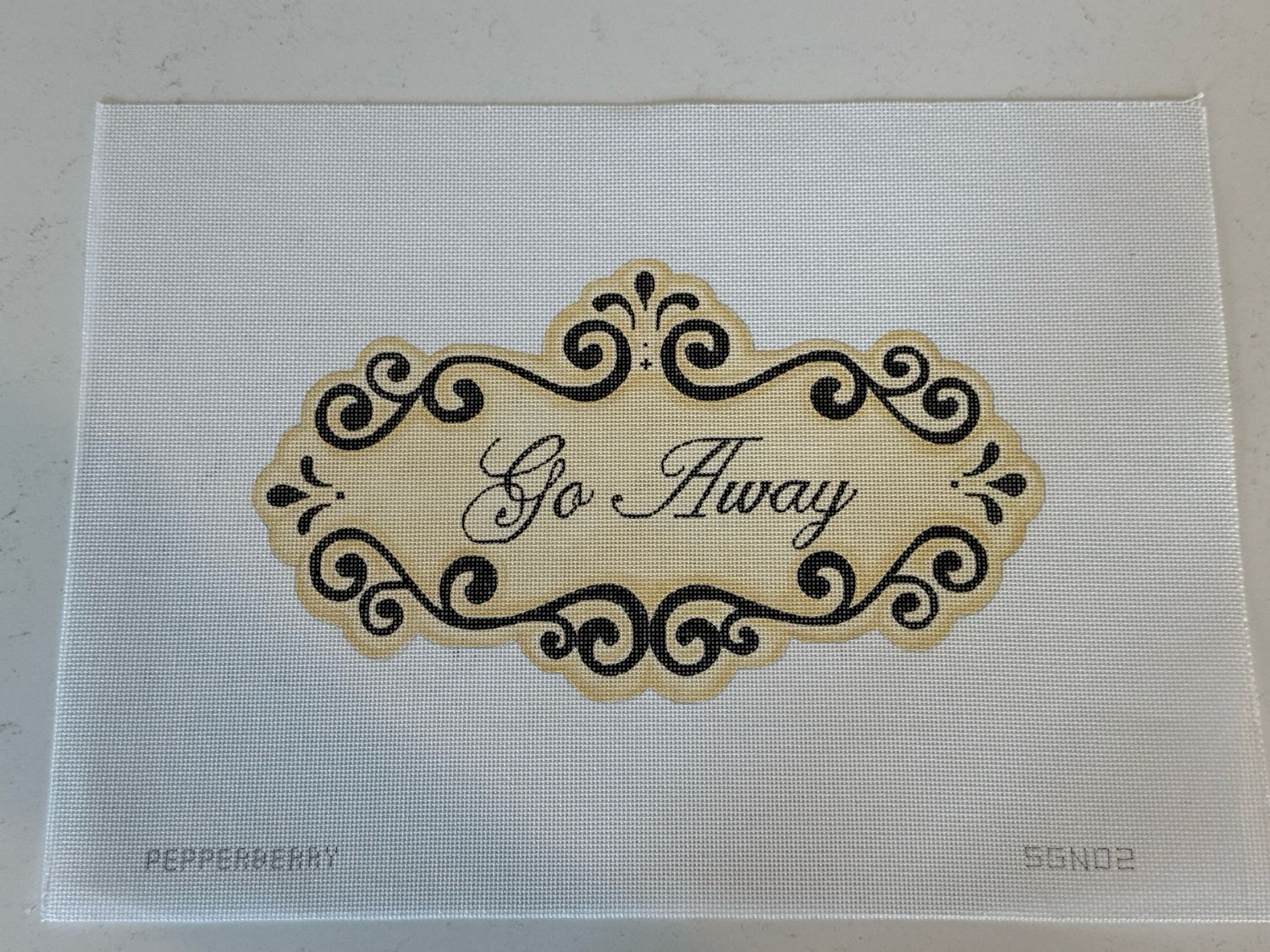 Go Away Sign