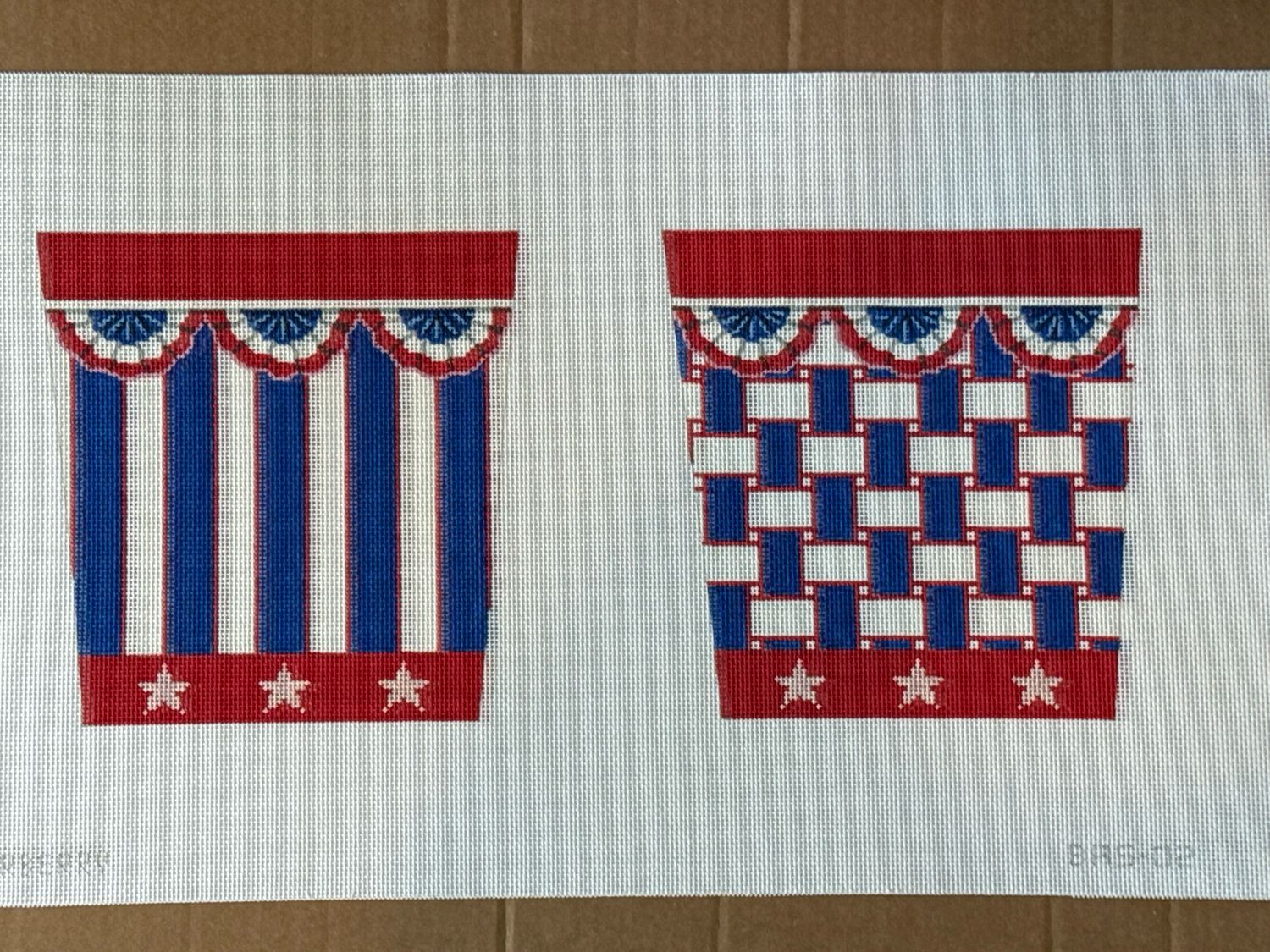 Patriotic Basket (2 canvases)