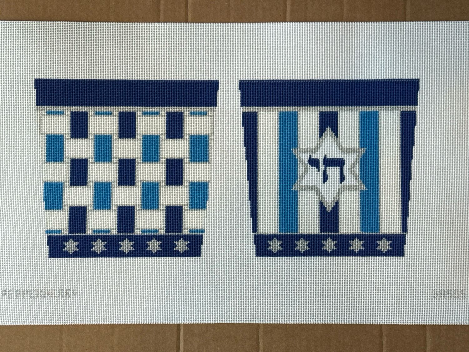 Judaic Basket. (2 canvases)