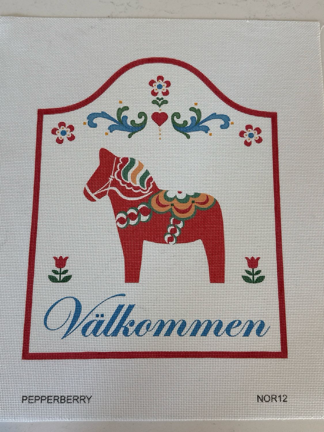 Dala Horse Welcome Sign