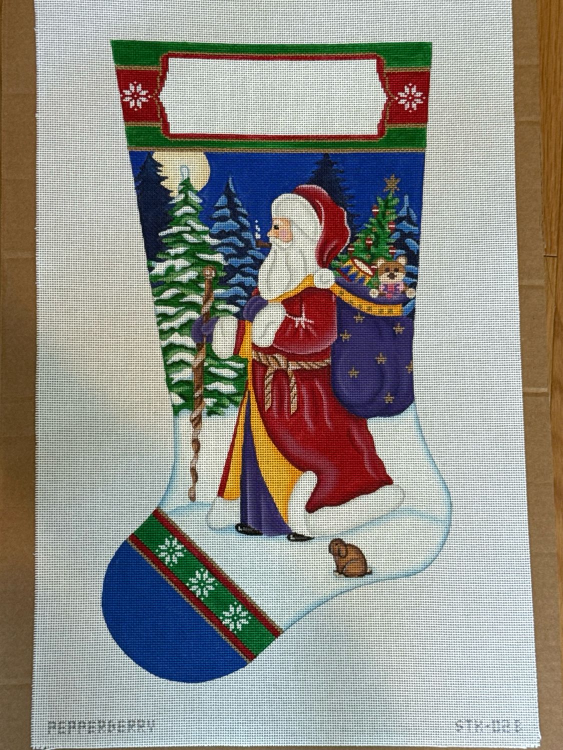 Old World Santa with Bunny 13m