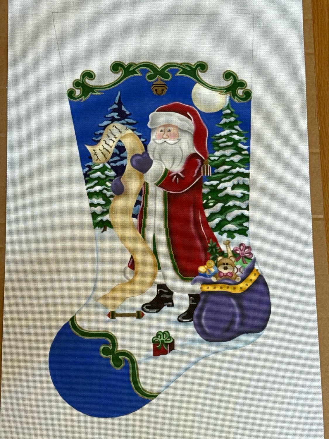 Old World Santa w/List 18m