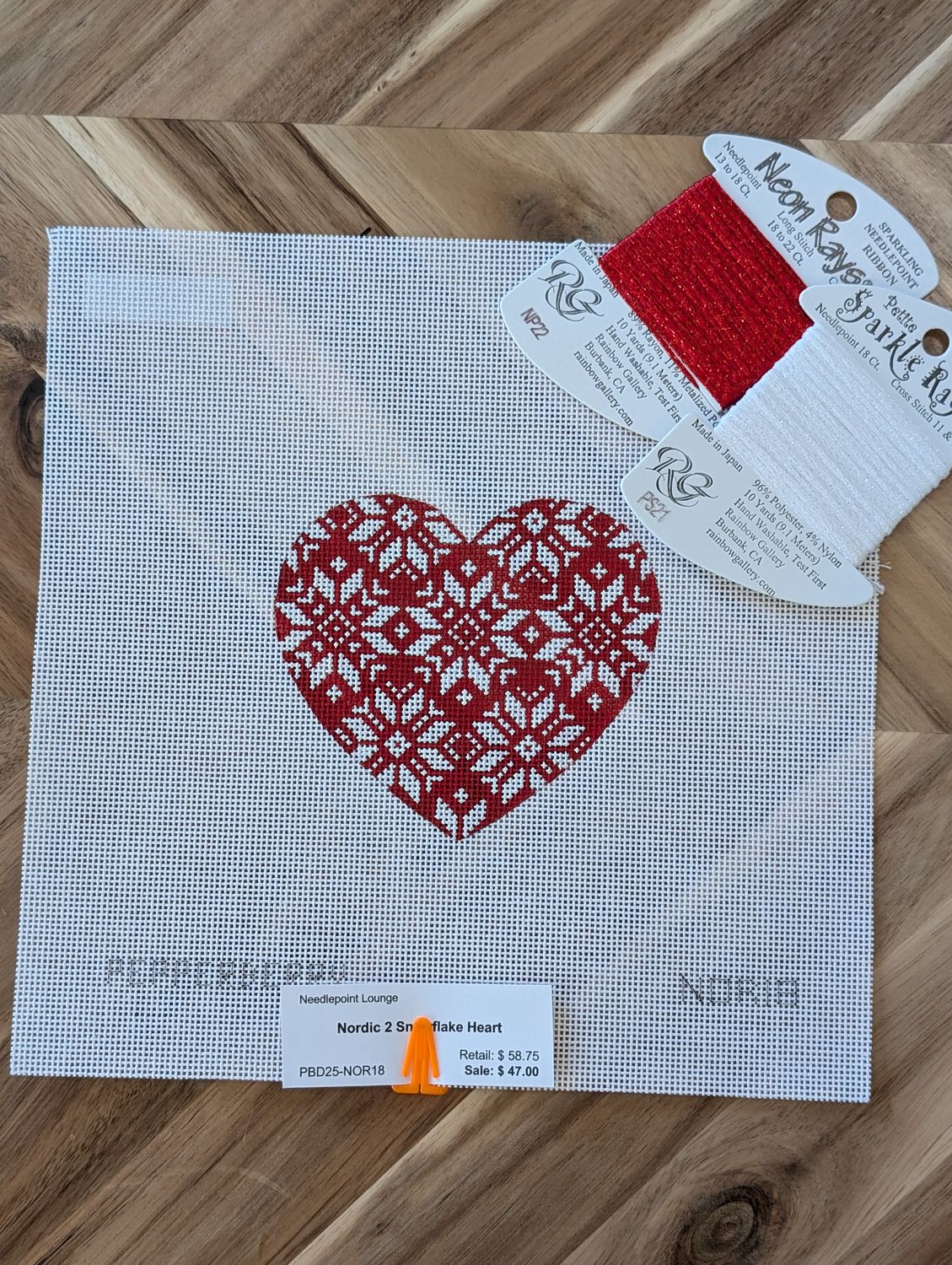 Nordic 2 Snowflake Heart Kit