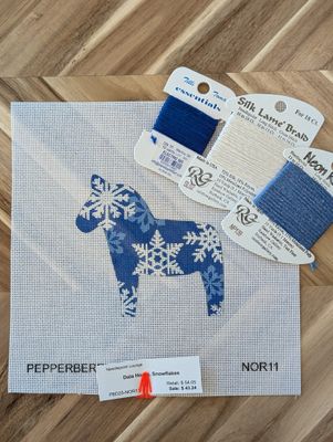 Dala Horse, Snowflakes Kit