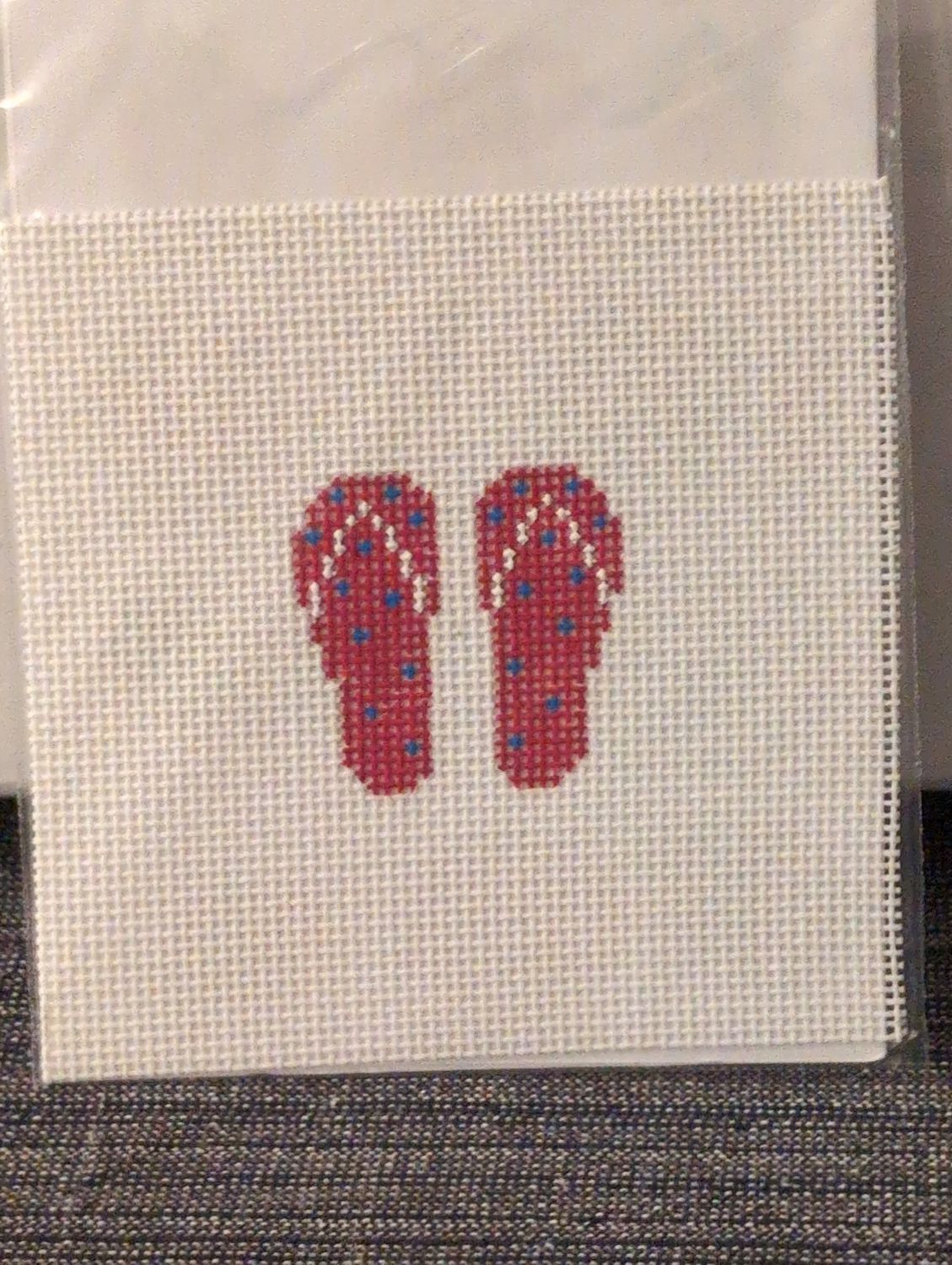 Mini - Red Flip Flops