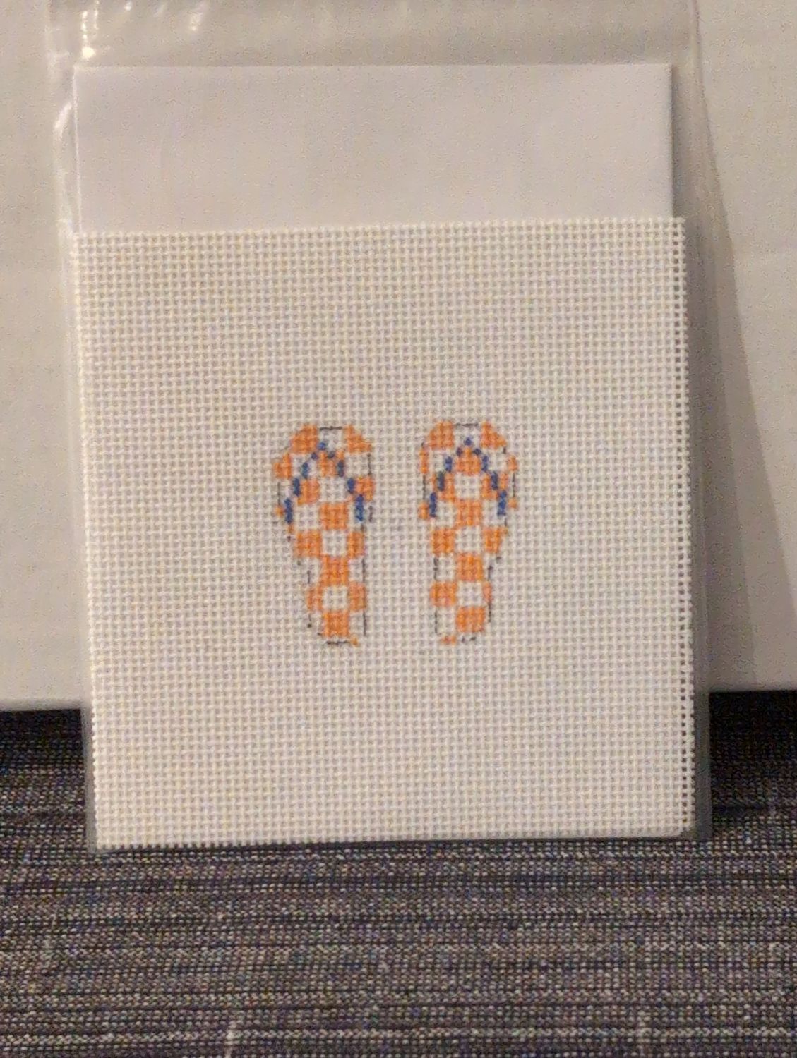 Mini - Orange Flip Flops
