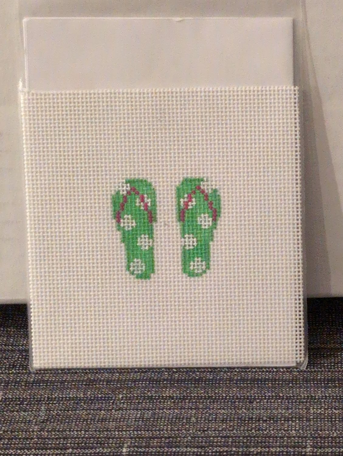 Mini - Green Flip Flops