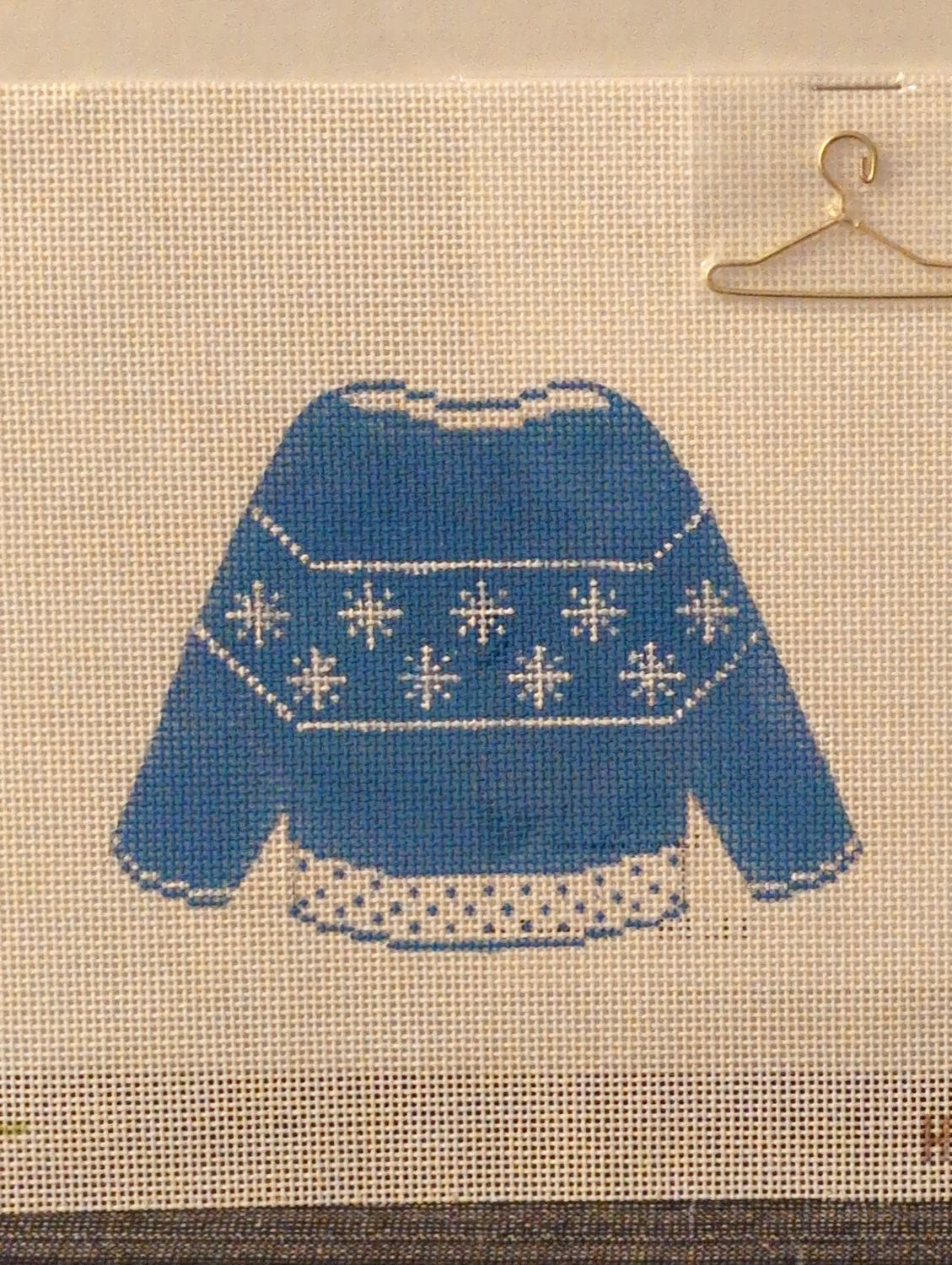 Sweater - Snowflakes with stitchguide
