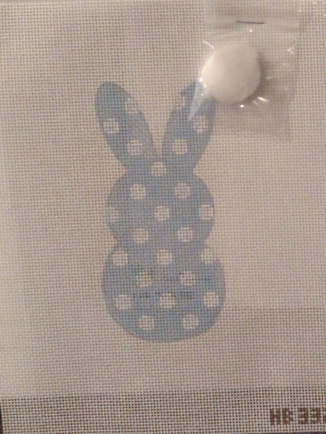 Bunny Tails - Blue with stitchguide
