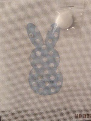 Bunny Tails - Blue with stitchguide