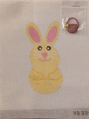 Bunny Smiles - Yellow with stitchguide