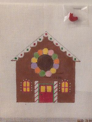 Gingerbread Birdhouse with stitchguide